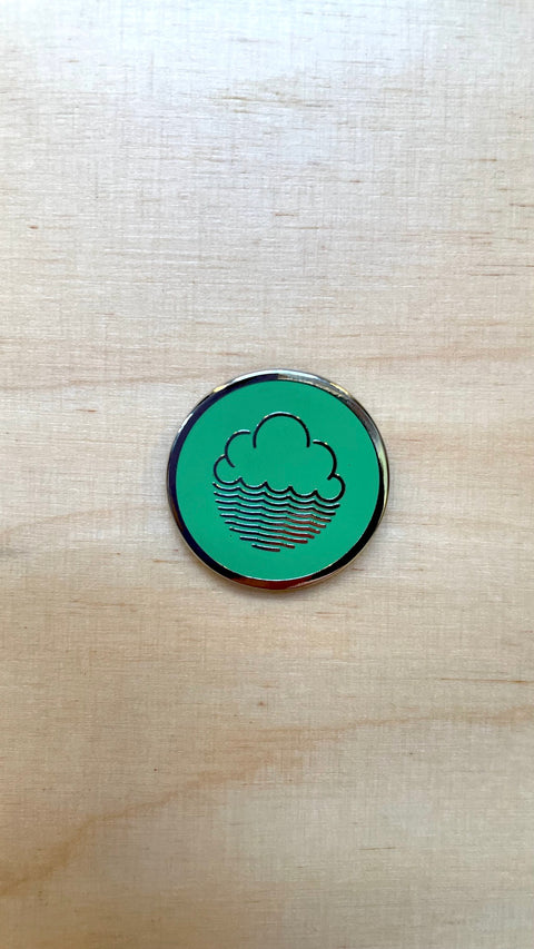 Enamel Cloudwater Logo Badge (4 Colours)