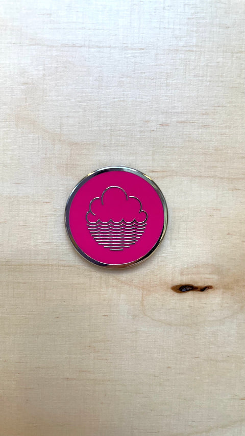 Enamel Cloudwater Logo Badge (4 Colours)