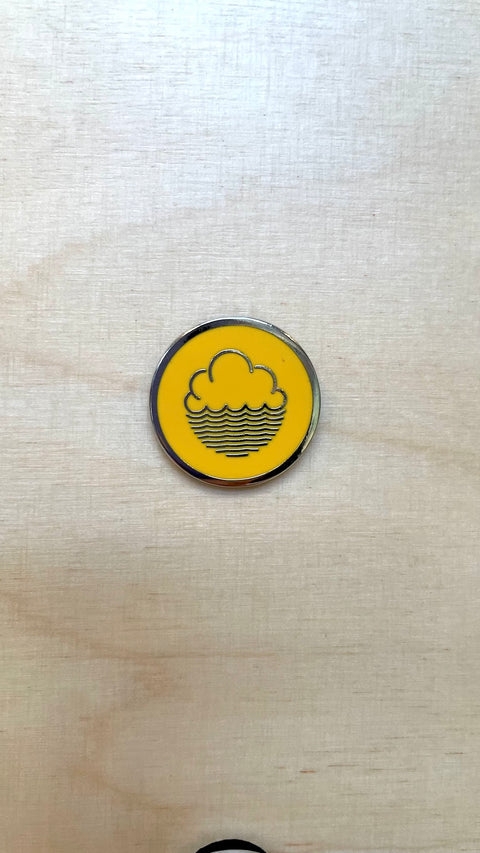 Enamel Cloudwater Logo Badge (4 Colours)