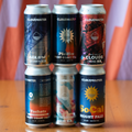 6 pack of West Coast Pale Ales, IPAs and Double IPAs, Cloudwater July 2025