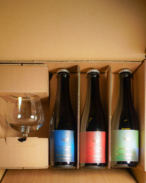 Barrel Project Gift Box & Glass