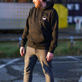 Cloudwater Unisex Hoodie Black with Embroidered Logo