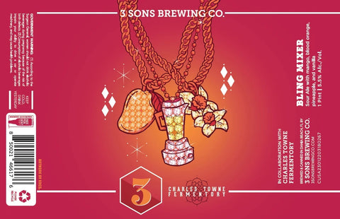 3 Sons Brewing w/ Charlestown Fermentory - Bling Mixer - Sour Ale